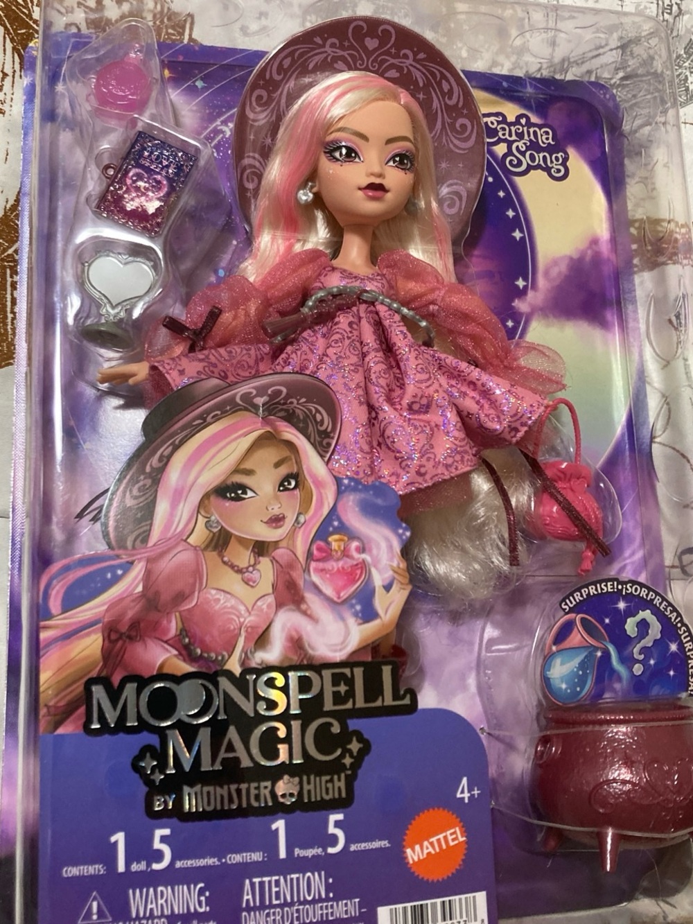 NEW! Monster High Moonspell Magic CARINA SONG Love Witch Fashion Doll 2026